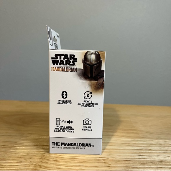 NIB Star Wars Mandalorian Bitty Boomers Disney+ Wireless Bluetooth Speaker - Picture 6 of 10